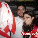 Melqui e Camila no Lacerdão no jogo Náutico 2 X 1 Santo André pelo Brasileirão 2009