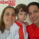 Wilson, Magaly e Eduardo, na Paraíba