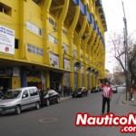 Rosemar Santana no estádio do Boca Juniors (LA BOMBONEIRA)