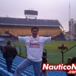 Marcelo Ferraz no estádio do Boca Juniors em Buenos Aires (ARG)
