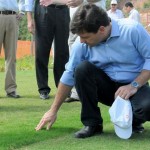 Prefeito Geraldo Júlio elogia as instalações em visita ao CT Wilson Campos - Foto Simone Vilar 2